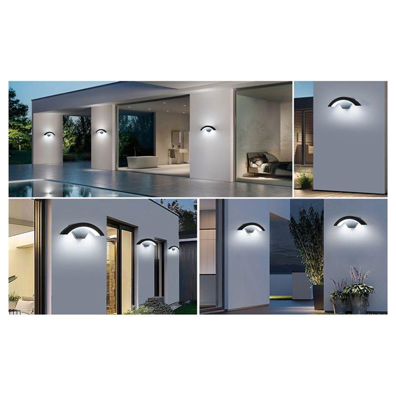 LED Wall Lamp Aluminum Waterproof For Outdoor Garden Lights Interior Wall Light For Bedroom Street Corridor Stairs Lighting