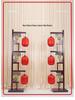 2024 Chinese Palace Lantern Aisle Markers - Han Tang Wedding Antique Iron Art