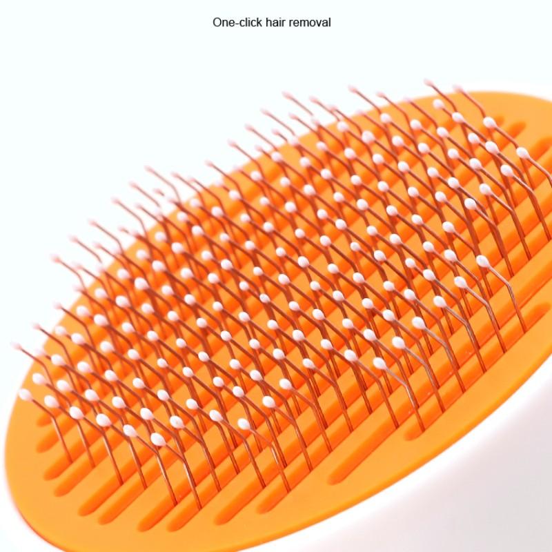 Dog Comb Pet Hair Remover Self-cleaning Cat Brush Massage Combs for Dog Long Hair Brush Pet Grooming One Button Dogs Brushes