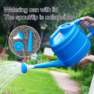 Regador Yousheng de 2,5L/3,5L com bico longo e chuveiro removível, regador para plantas de interior e exterior, árvores de bonsai