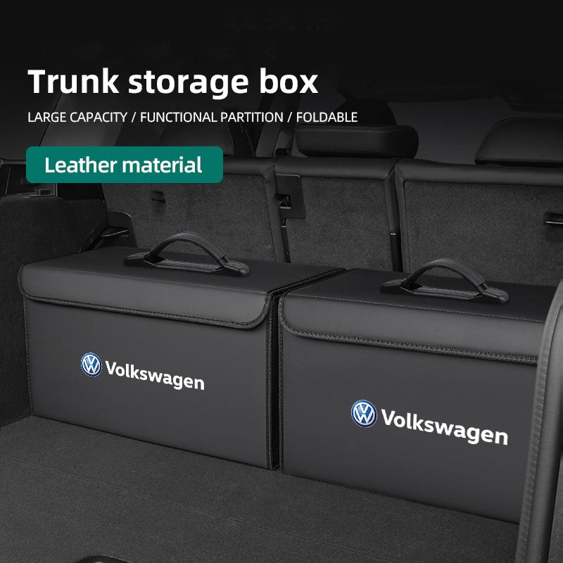 2026 Horké Pro Volkswagen VW Přenosný Úložný Box do kufru auta Skládací Organizér Příslušenství Pro VW GTI Polo Golf Passat Tiguan Arte