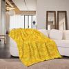 Toy Y Yellow R Rubber D Duck Throw Flannel Throw Blanket Suitable for Sofa Living Room Bedroom