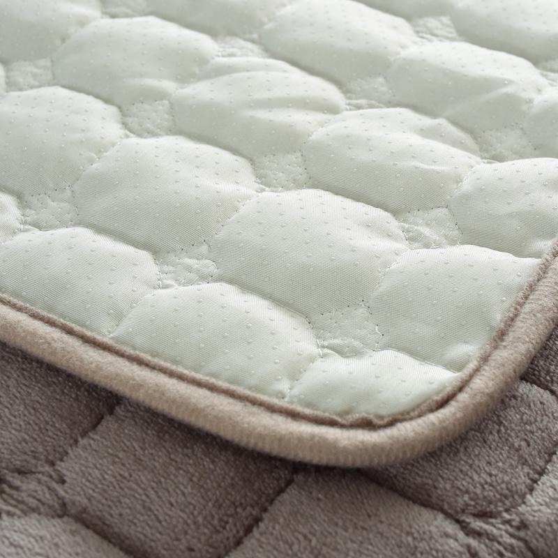 Sofakissen Plüsch Winter Dickes rutschfestes Sofakissen Sofatuch Flanellkissen Universal Sofa Dekoration Bezug