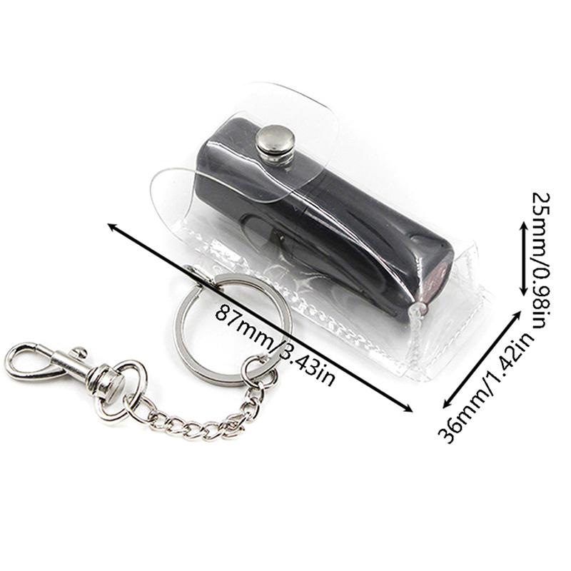 Chapstick-pose Nøkkelring Gjennomsiktig PVC Leppestiftholder For Utendørs