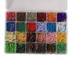 1200Pcs Durable Metal Safety Pins 24-color Gourd-shaped Bulb Safety Pins Gourd Safety Pins Clothing Use