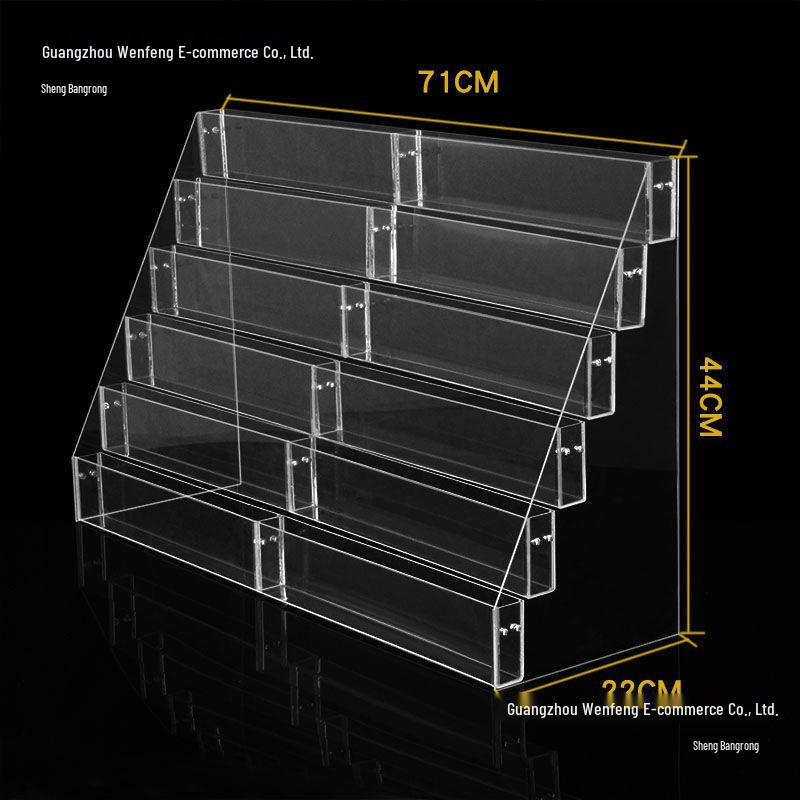 Acrylic Desktop Book and Magazine Organizer Stand