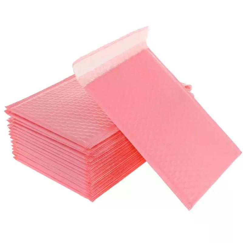 100pcs Bubble Mailers Pink Bubble Mailer Self Seal Padded Envelopes Gift Bags For Book Magazine Lined Mailer Self Seal