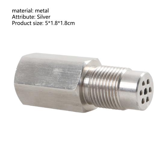 Oxygen Sensor Spacer Adapter High Strength Anti-corrosive Metal High Precision Straight O2 Sensor