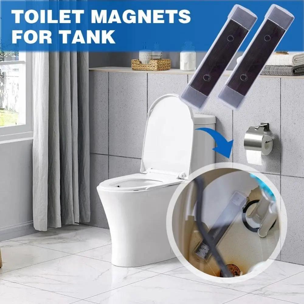 4Pcs/Set Mini Toilet Magnets Anti-mildew Non-chemical Toilet Cleaning Magnets Long-lasting Portable Magnetic Tank Cleaner