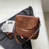 Autumn Winter Large Capacity Commuter Underarm Bag Women Retro Texture Crossbody Bags  New Soft Leather Messenger Bag