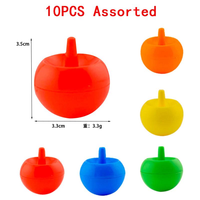 10PCS Novelty Spinning Tops Toys Easter Egg Fidget Spinner for Kids Classroom Prizes Birthday Goodie Bag Stuffers