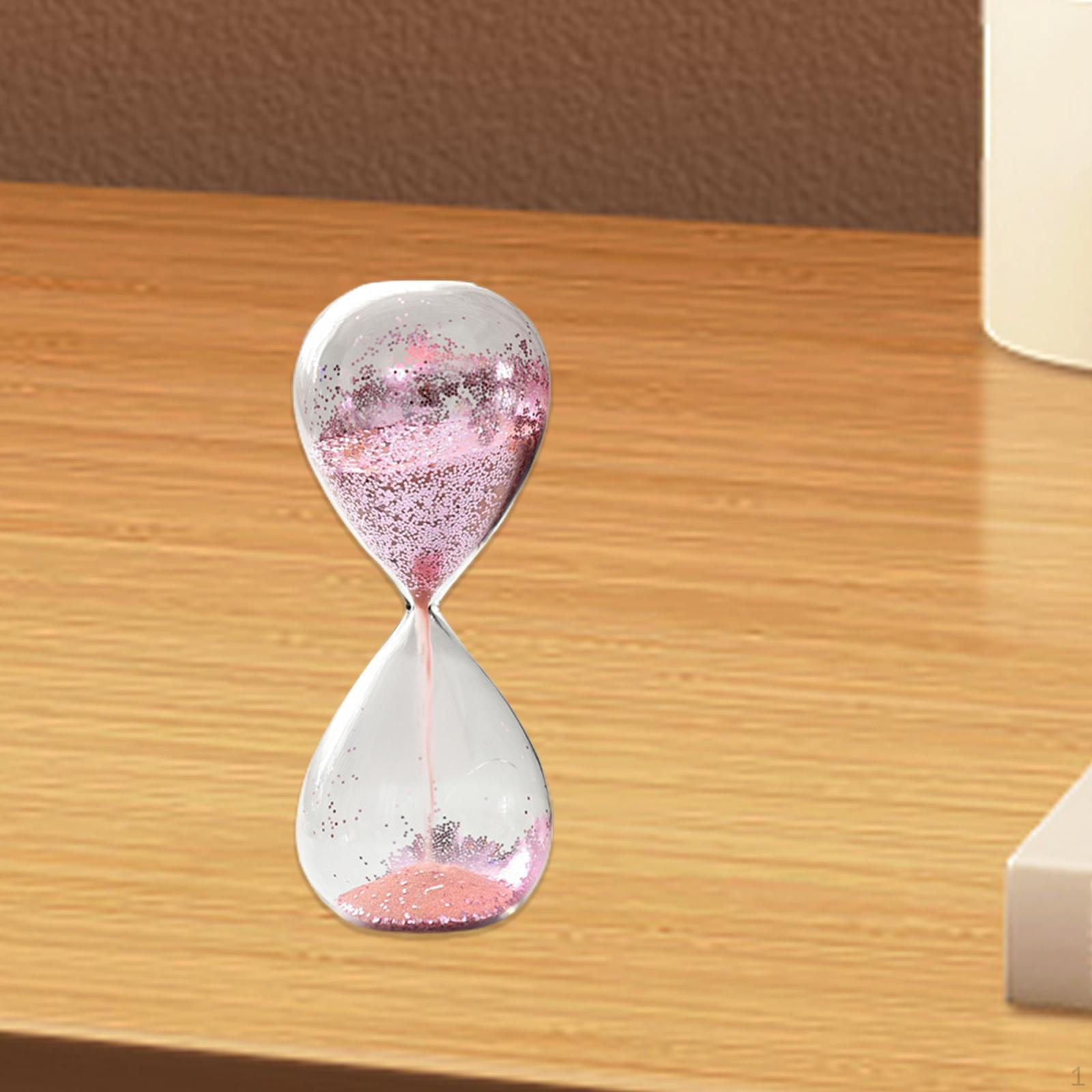 

Элегантные стеклянные песочные часы для домашнего декора и подарков розовый