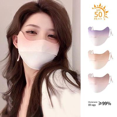 Mascarilla Refrigerante Graduada de Seda de Hielo: Ligero, Transpirable, Protección UV con Efecto Adelgazante