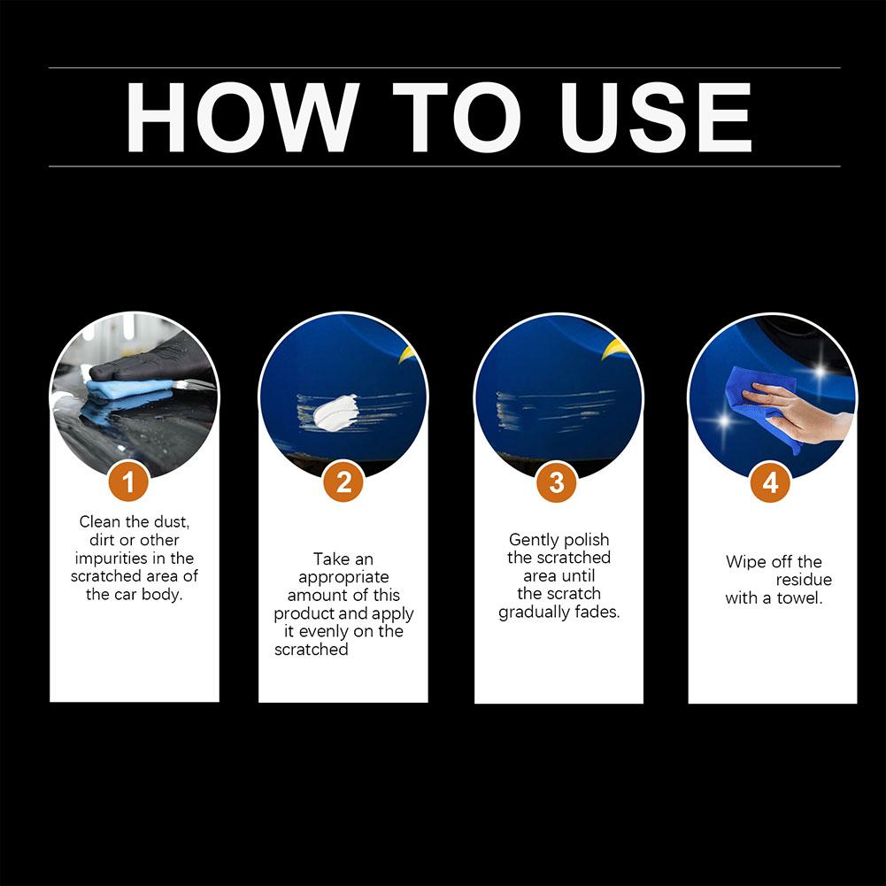 120g Auto-Kratzer-Reparaturcreme 2025 Neuer Kratzerentferner für Fahrzeuge, Auto-Lack-Kratzer-Reparaturpaste, Lang anhaltender Schutz