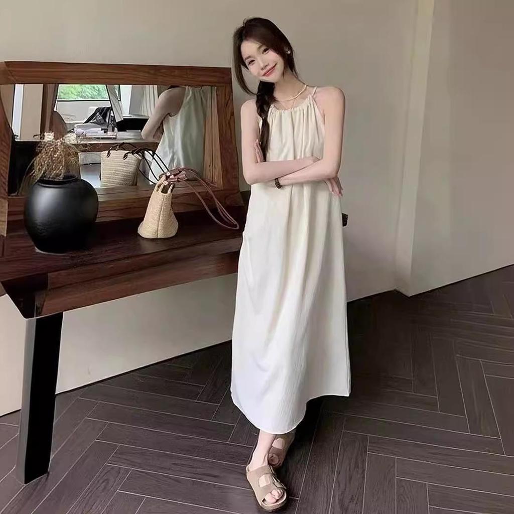 French Sleeveless A-Line White Summer Fairy Dress