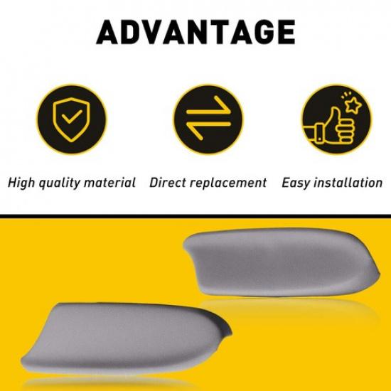 Fits 2008-12 Honda Accord Sedan Leather Synthetic Panels Door Armrest Cover EOA