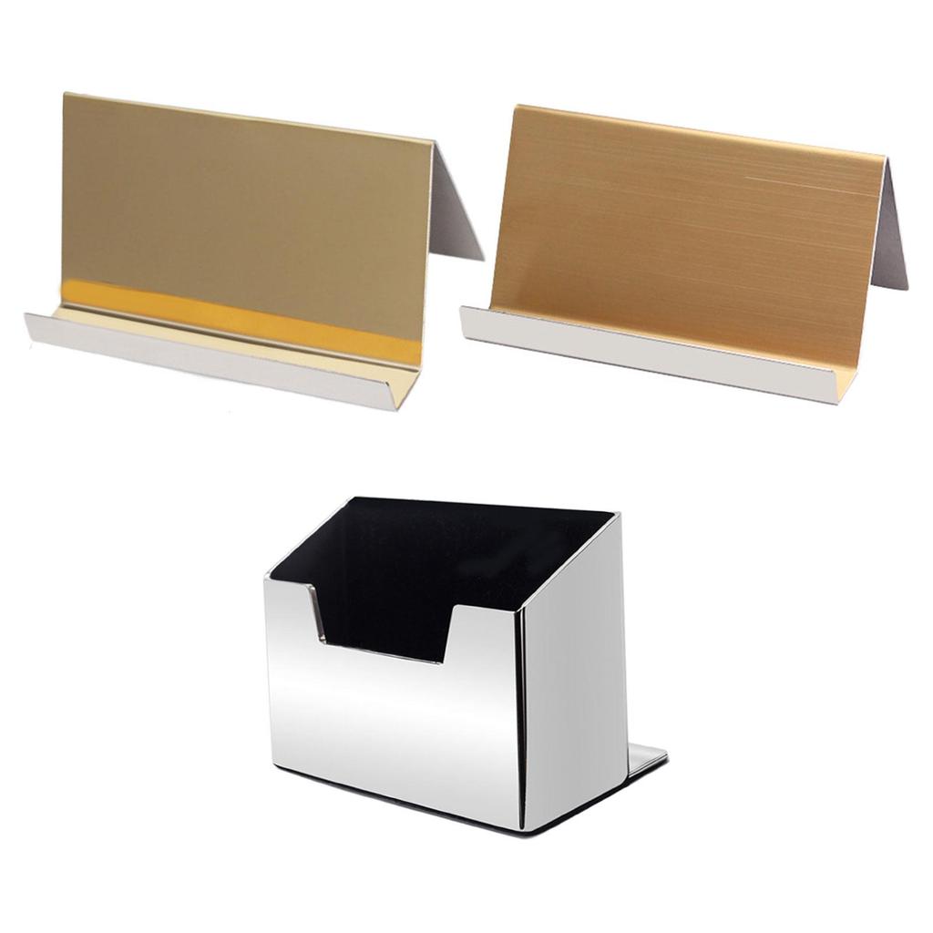 Business Card Holder Organizer Multipurpose Greeting Cards Stainless Steel