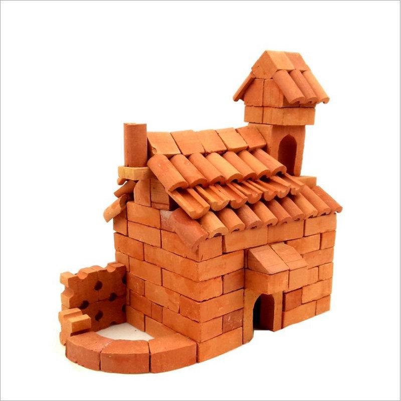 Little Bricklayer DIY Cement House Building Blocks - Educational Toy for Children