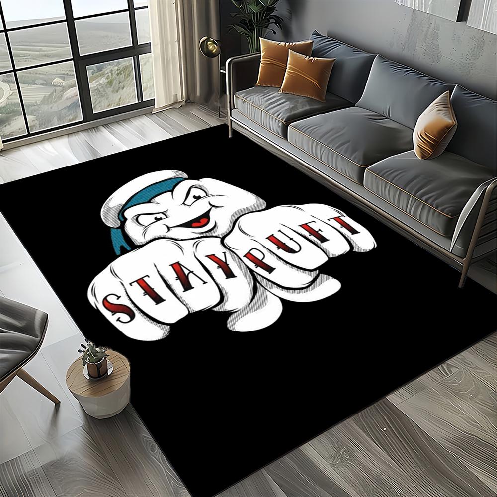 3D G-Ghostbusters 27 Style New Horror Movie Cartoon Carpet Rug for Living Room Bedroom Home Sofa Decoration,Non-slip Floor Mat