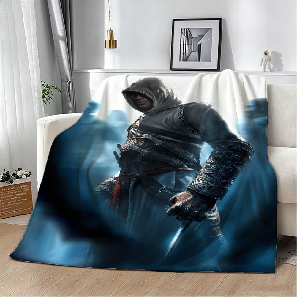 A-Assassins C-Creed Classic Game Flannel Blanket Soft Throw Blanket Art For Home Decor Bedroom Bed Sofa Picnic Fans Gifts