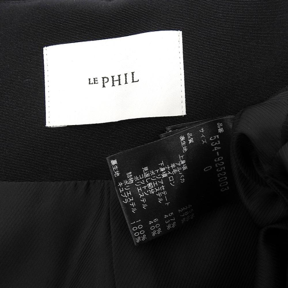 LE PHIL Women's Shaggy Quilted Long Coat, Black, Size 0, 534-9252003 Coat 0 blackUsed