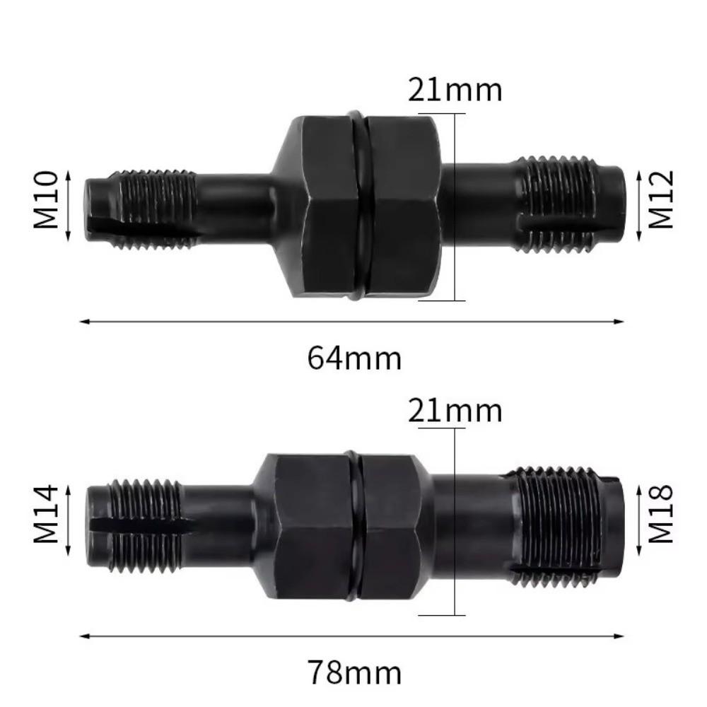 Carbon Steel Spark Plug Tap Set M12*1.25 Thread Chaser Tap Tool Automotive Use