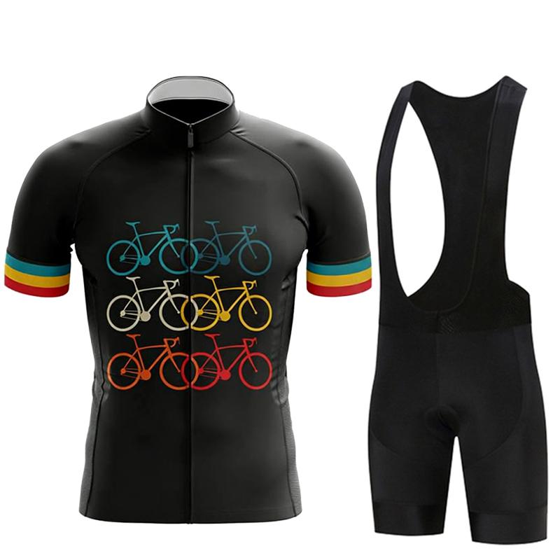 Team Men Summer Short Sleeve Set Breathable Racing Sport MTB Bicycle Clothes Outdoor Bike Uniform 2026 Summer Breathable Cycling Suit Set