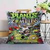 Classic Game P-Plants Vs Z-Zombies Lucky Dragon Pillow Cover Sofa Cushion Cover Home Room Decoration Children Gift