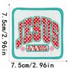 Liteon English Letter Embroidery Cloth Label for Hats, Bags, and Clothing Decoration