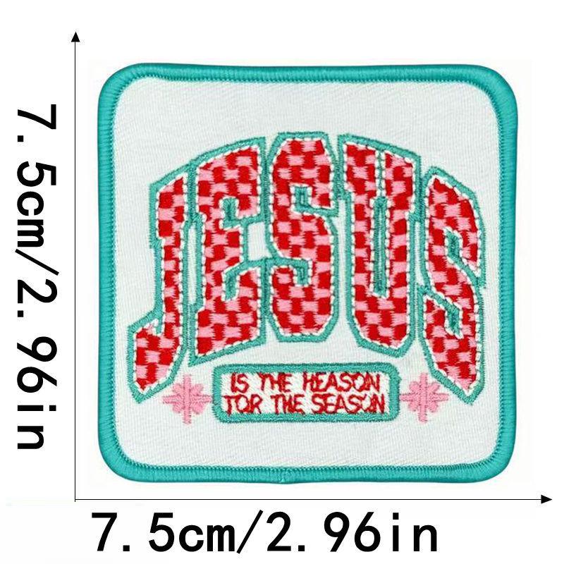 Liteon English Letter Embroidery Cloth Label for Hats, Bags, and Clothing Decoration
