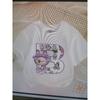 Cute Labubued Letter Printed T-shirt Cotton Summer Outdoor Wear Short Sleeve Girls Clothes Top Cartoon Children Clothing Toddler