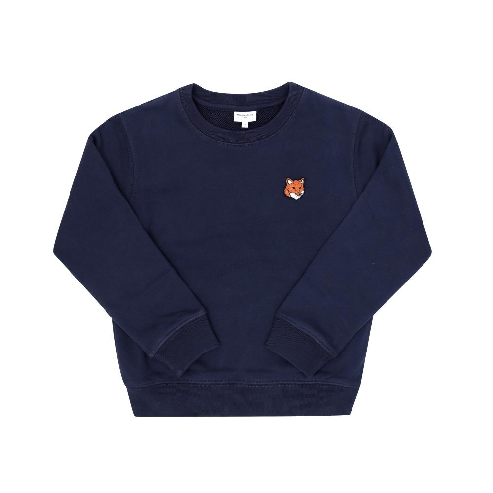 Maison Kitsune Kids Fox Head Patch Sweatshirt Mqujs00kmbis4 MQUJS00KMBIS4 0413 (6A)