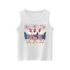 Girls  Kids Summer Crewneck Sleeveless Shirts Tank Tops