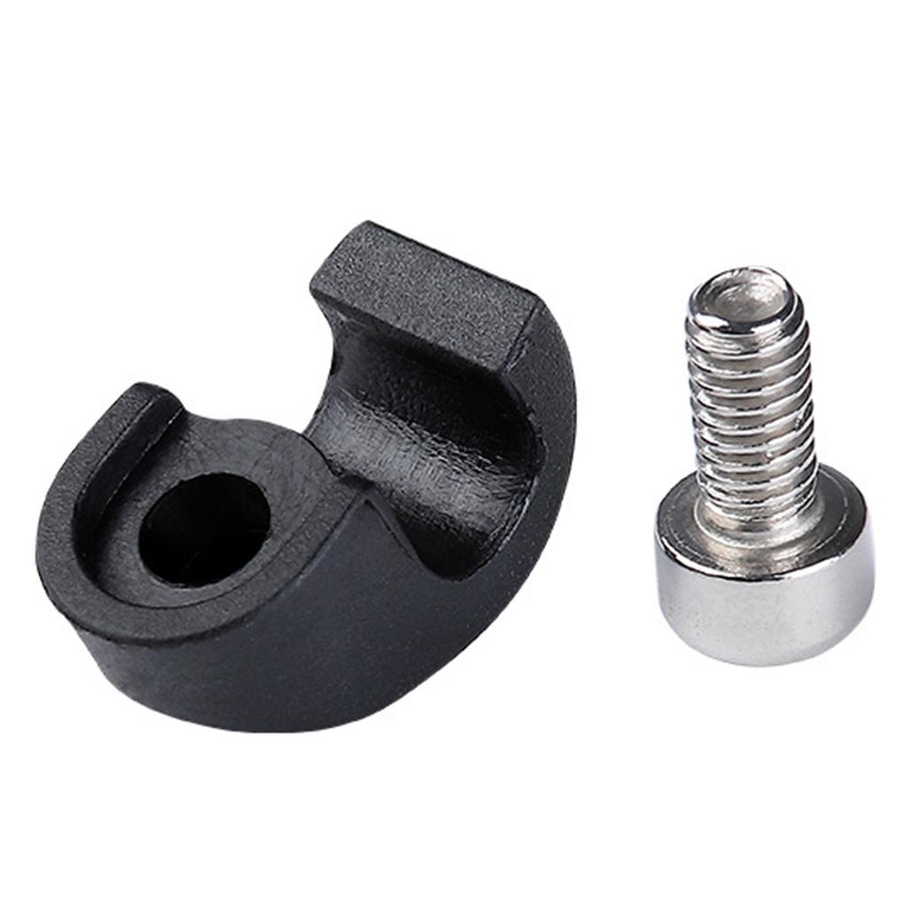 10 Pcs Bike Fork Brake Hose Guides Bicycles Fork Brake Cable Housing Clamps CShaped Fixed Buckles Cable Hose Clamp