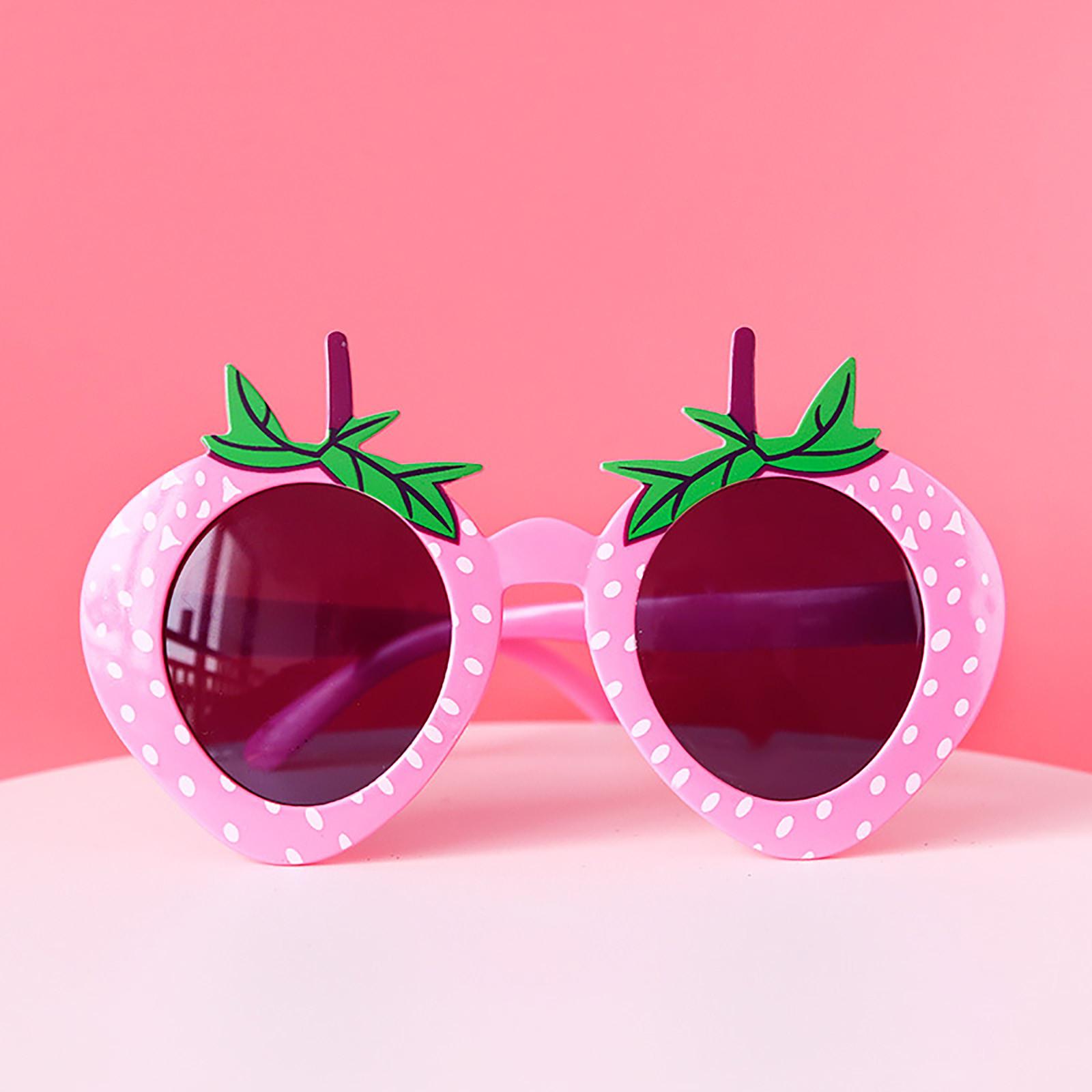 

Детские очки для вечеринки по случаю дня рождения, реквизит для фотографий, очки, забавные очки One Size розовый