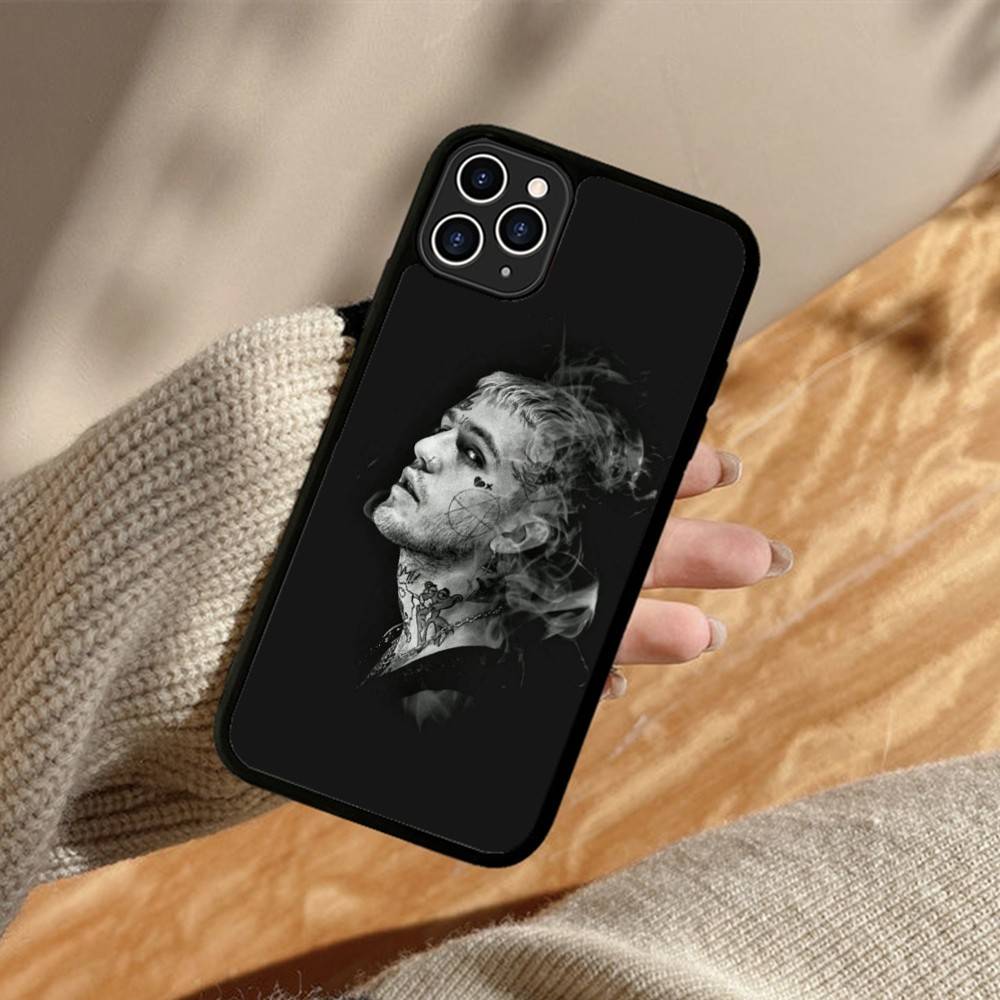 Lil Peep Hellboy Love PC+TPU Phone Case For iPhone 17 16 15 14 13 12 11 Pro Max Plus Kawaii Cartoon Cover