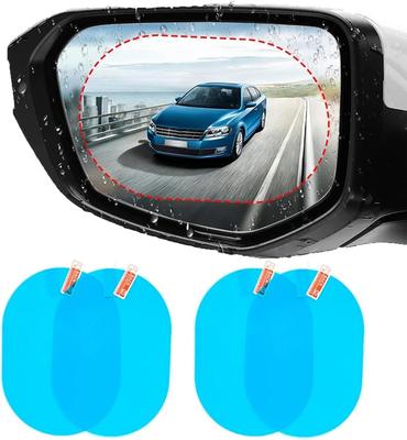 2pcs Car Rearview Mirror Protective Film Clear Protective Film Car Window Rain Protector Waterproof Glass Stickers