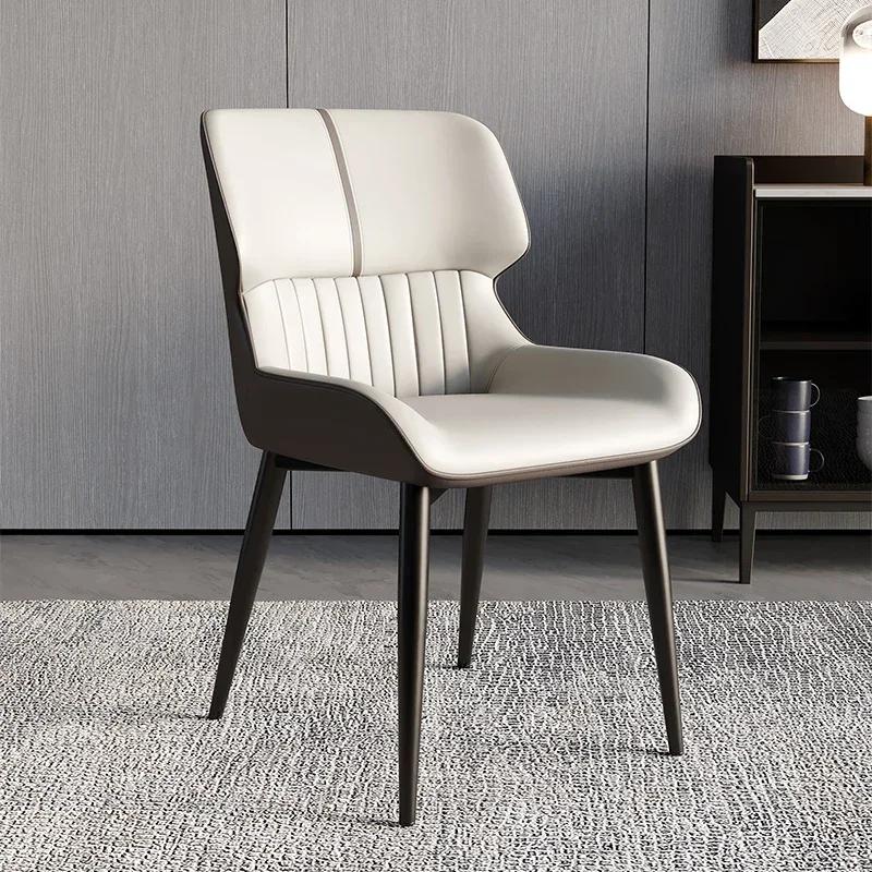 Designer Dining Chair Light Luxury Household Furniture Modern Minimalist Backrest Seat Lounge Chair Luxury Dining Room