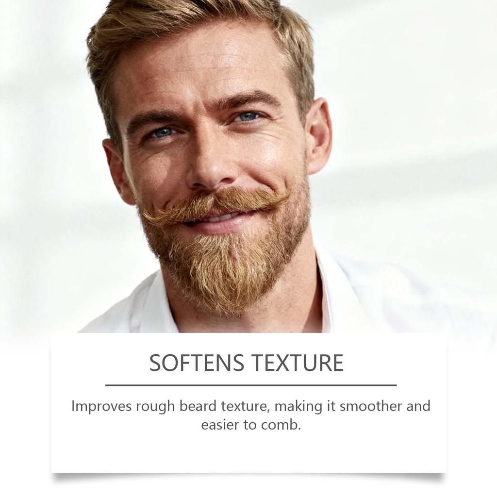East Moon Men's Refreshing Beard Oil - Non-Greasy, Nourishing, Soothing, and Styling Grooming Solution