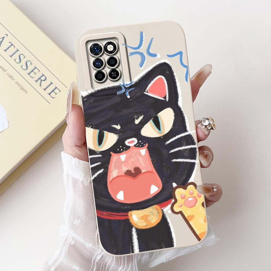 For Infinix Note 10 Pro Case X695 X695D Cover Fashion Painted Soft Silicone Phone Cases For Infinix Note 10 Note10 Pro NFC Funda