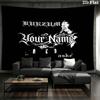 Ancient Forest Call Custom Name Wall Tapestry Aesthetic Wall Hanging Printed Fabric Blanket Decorative Tapestries For Bedroom Living Room Home Decor