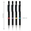 4 Pieces Automatic Pencils 0.3mm 0.5mm 0.7mm 0.9mm Sketching Pencils Metal Mechanical Pencils Drawing Pencils for School