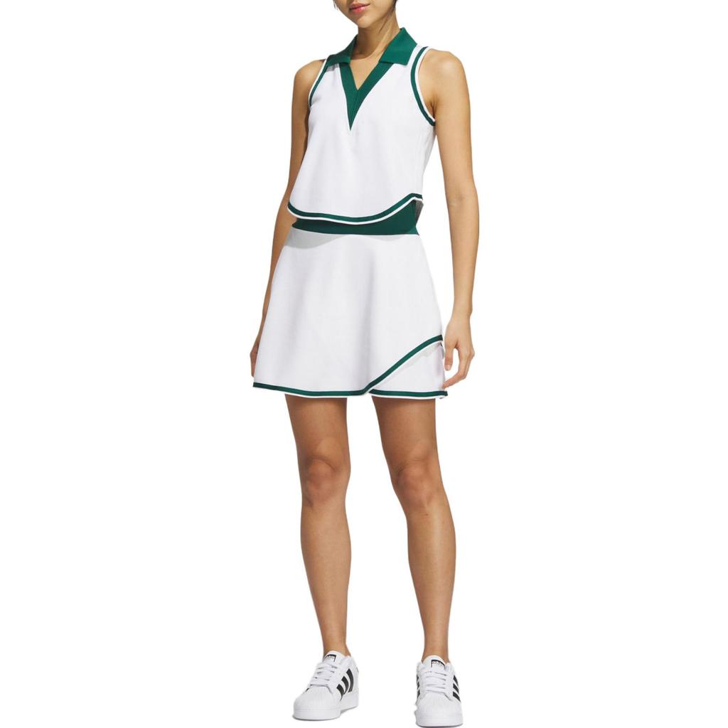 Adidas Originals X Notitle Collaboration FW23 Robe Sans Manches Col V Color Block Femmes Robes Blanc IN1095