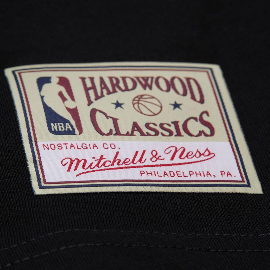 Mitchell & Ness x NBA 100% Cotton T Shirt Unisex Black MN25ATS30CB