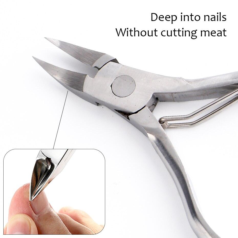 Xiaomi Nail Scissors Cuticle Clipper Manicure Nippers Dead Skin Remover Stainless Steel Pedicure Tool Trimmers Eagle Beak Plier