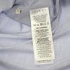 Gucci 691521 44 Long Sleeve Shirt Blue Cotton Mens