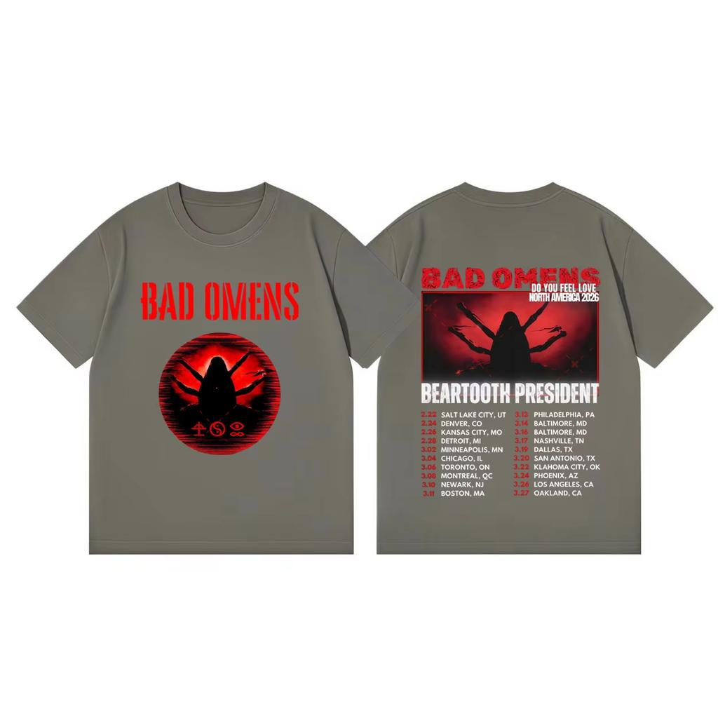Bad OUnisexs Do You Feel Love Tour 2026 Tshirt Unisex and Women Summer Gothic Clothing Fashion Hiphop Round Neck Short Sleeved Top