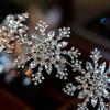 Luxury Floral Bridal Tiaras Sparkling Pageant Diadem Headband  Stage Performances