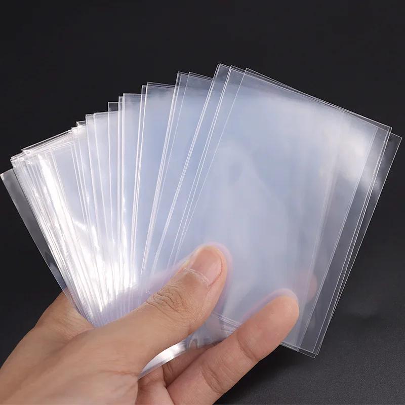 100Pcsset Various Sizes Transparent Card Sleeves Magic Card Game Tarot Poker Cards Protector Board Game Card Sleeves