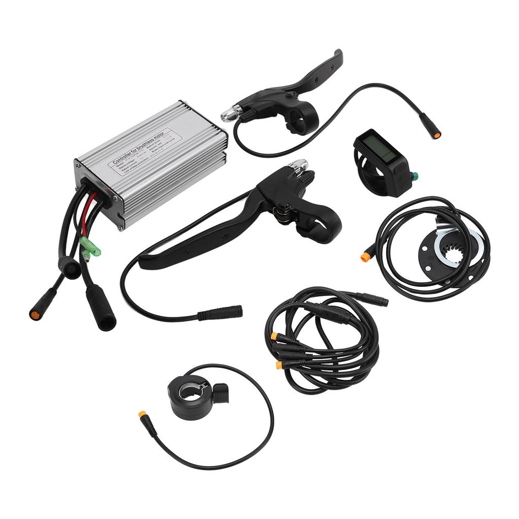 36V 48V 500W Elmotorstyrningskit KT 22A Motorstyrenhet med LCD4 Displaypanel 130X Gashandtag 8C Sensor